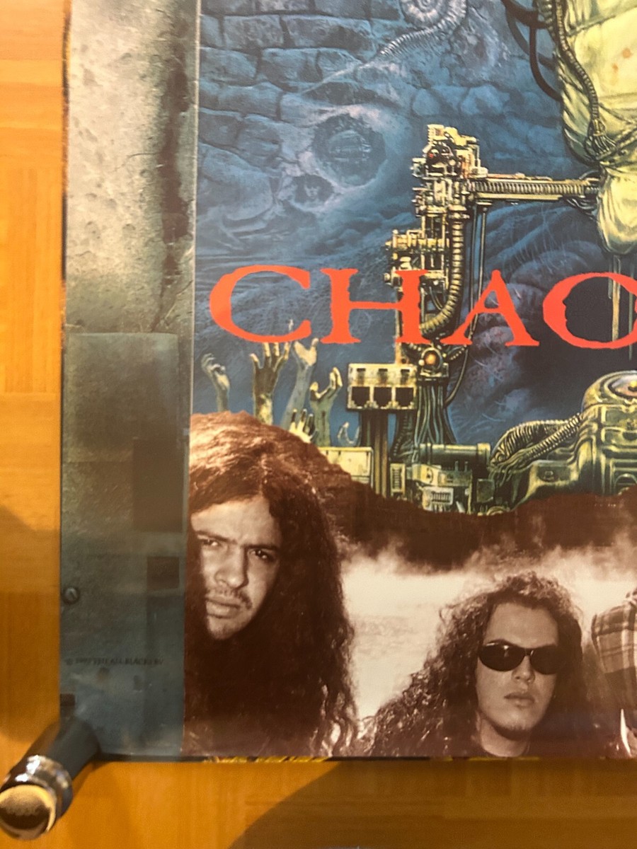 SEPULTURA / Chaos A.D. 1993 Japan Original Promo Poster B2 20x28in