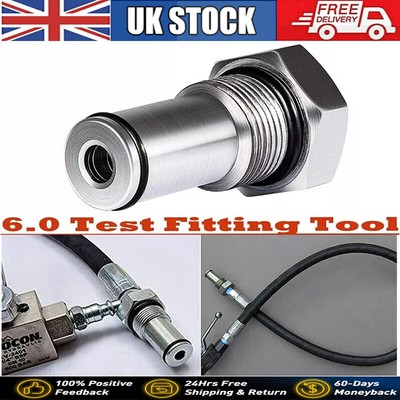 6.0L Powerstroke High Pressure Oil System IPR Air Test Fitting Tool – Steel Direct Fit
