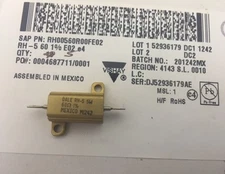 (10 pcs)RH00560R00FE02-Vishay,60 OHMS 7.5 WATTS 1%,Wirewound Resistor,ChassisMnt