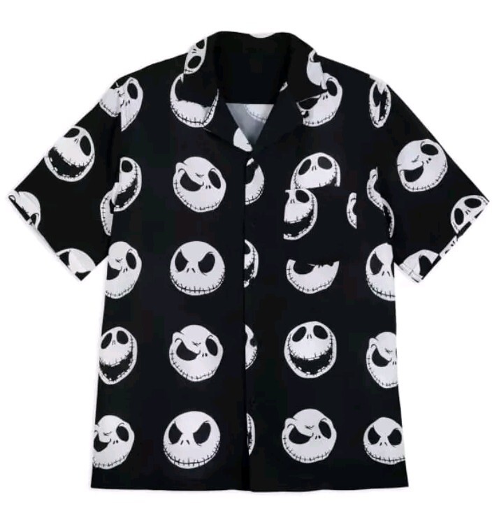 jack skellington dress shirt The Nightmare Before Christmas Button Down Shirt for Adults
