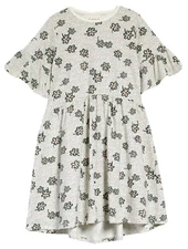 Tucker + Tate Kids' Floral Flutter Sleeve Dress 100% Organic Cotton Girl Size 7