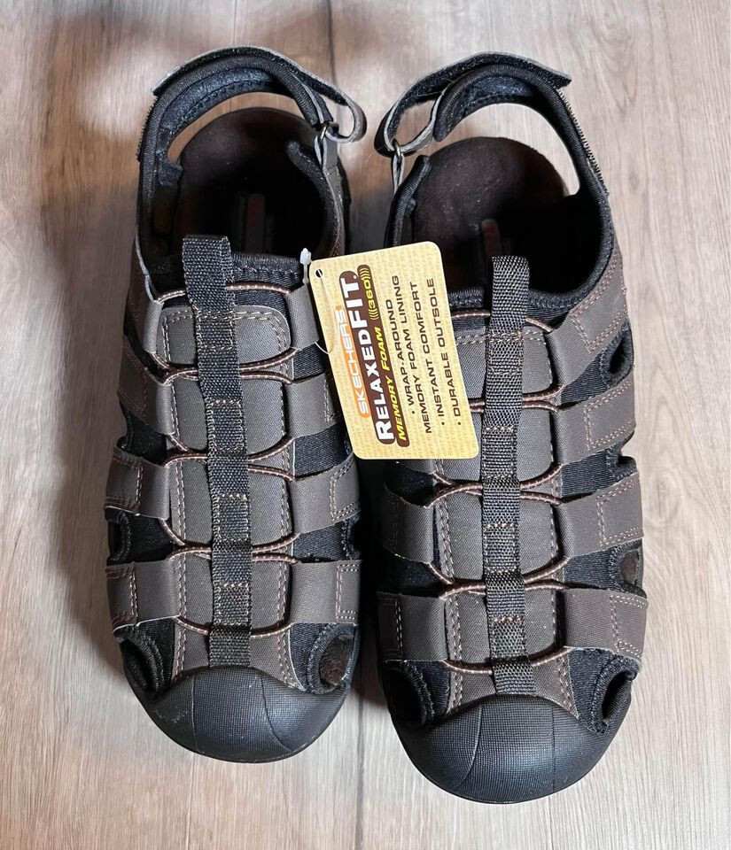 Men's S Sport By Skechers Mizza Hiking Sandals Brown Size 11 New