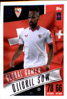 Champions League EXTRA 2023/24 Card 205 - Djbril Sow - Global Gamer