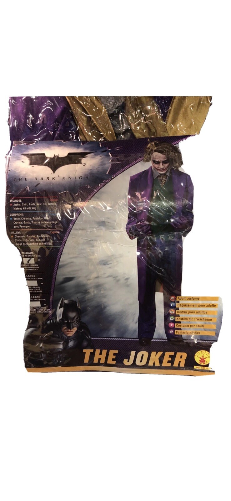 The Dark Knight The Joker Costume Medium High Quality… Gem