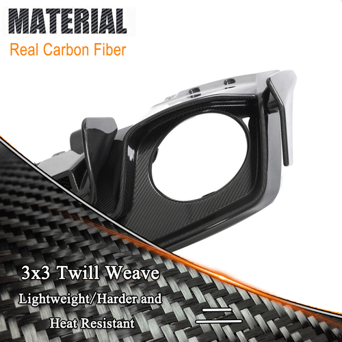 Se adapta a Audi R8 V10 2022-24 Dry Carbon parachoques trasero difusor difusor trasero - Imagen 9 de 12