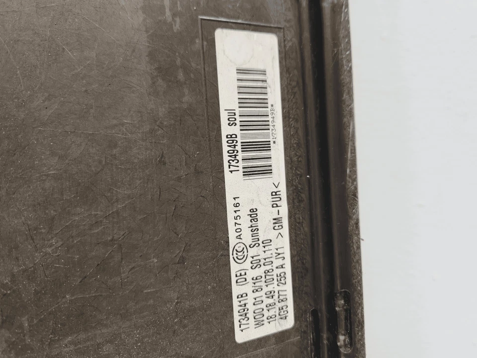 2013-2018 AUDI S6 SUNROOF FRAME WINDOW GLASS W/ MOTOR SUN SHADE OEM - Image 4 of 4