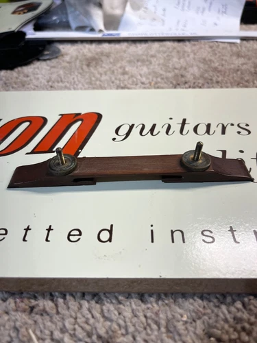 Vintage 1950’s Gibson Arch Top Bridge Base piece Original Gibson