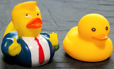 Donald Trump w / voter Rubber Ducks nice shape