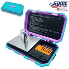 PINK Turqoise Digital Pocket Scale 200g x 0.01g Jewelry Gold Gram Karat Weight