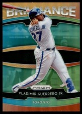 2020 Panini Prizm Brilliance Red-Orange Prizm Vladimir Guerrero Jr. Toronto Blue
