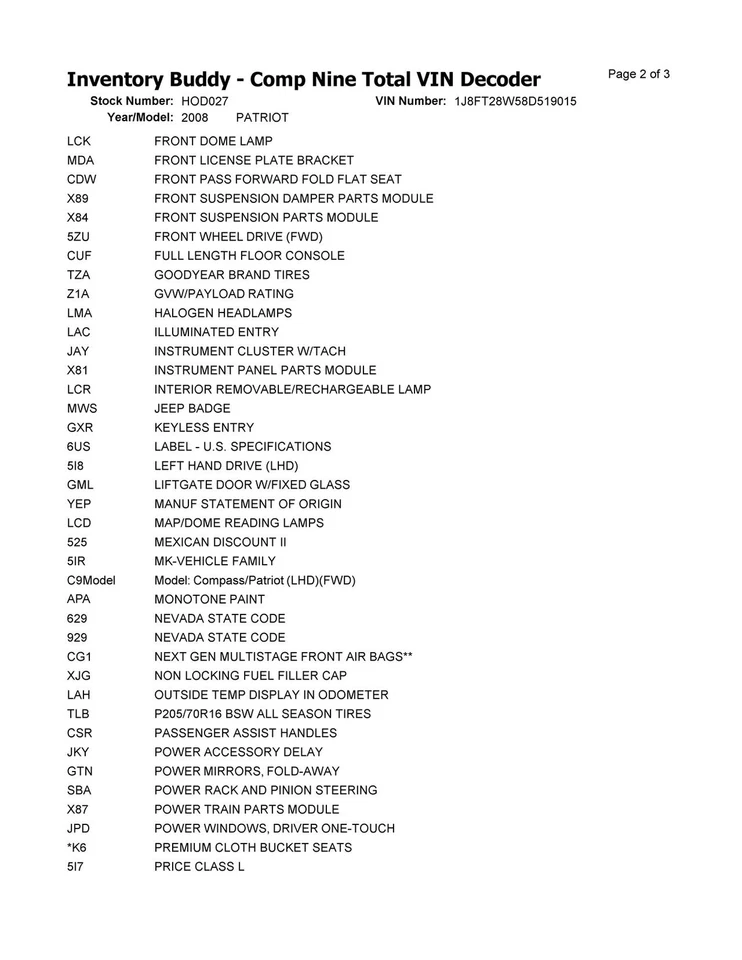 Interruptor de ignição usado serve: Jeep Patriot 2008 grau A - Imagem 4 de 4