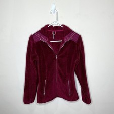 Kuhl Jacket Coat Full Zip Hooded Fuzzy Womens Small