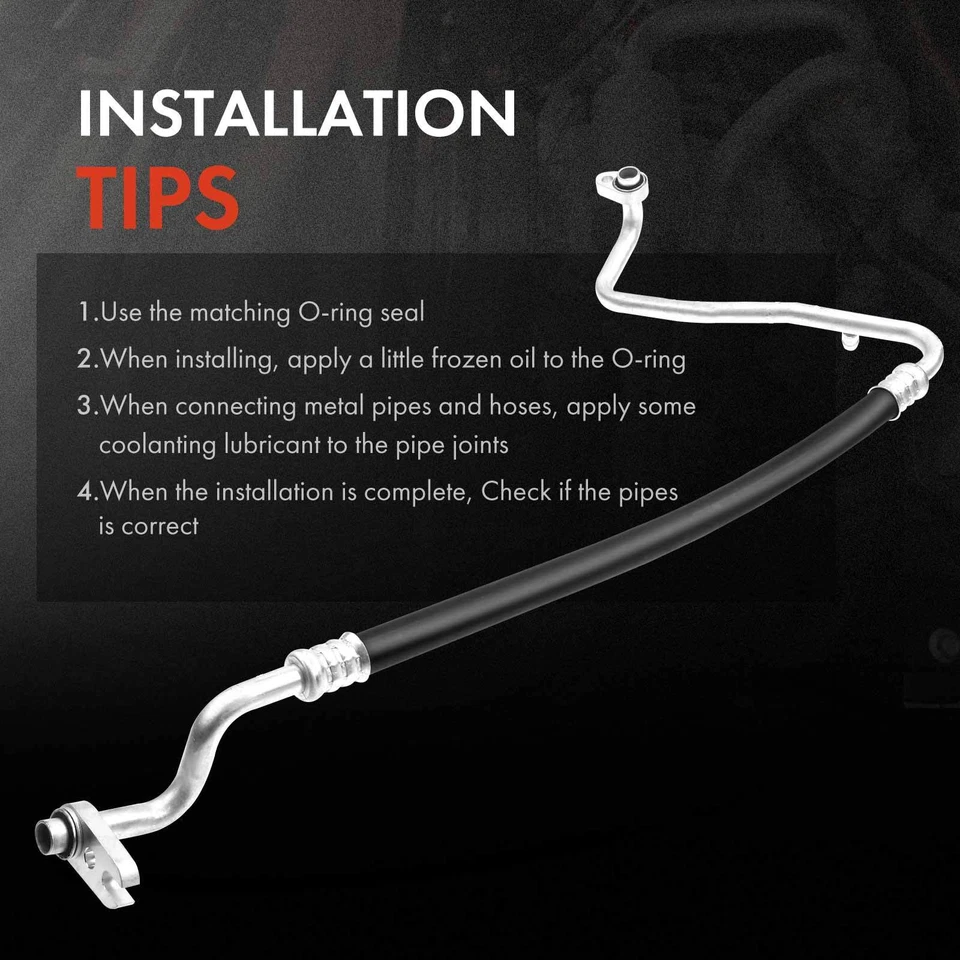 Manguera de línea de descarga de refrigerante de aire acondicionado para Audi A6 Quattro Allroad Quattro V6 2,7 L Foto 3 de 4