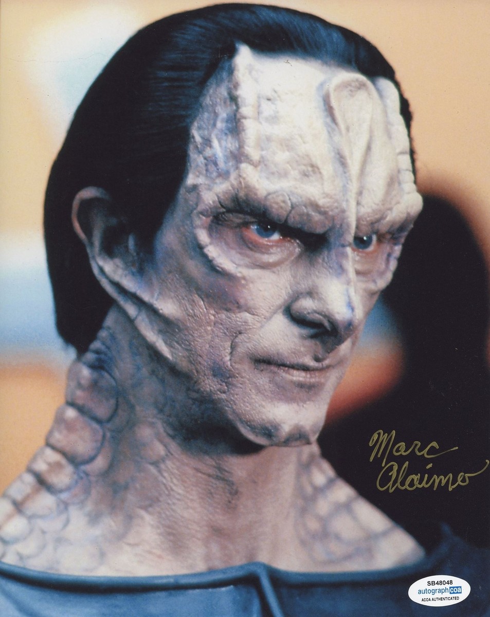 MARC ALAIMO SIGNED STAR TREK DEEP SPACE NINE 8X10 PHOTO ACOA | eBay