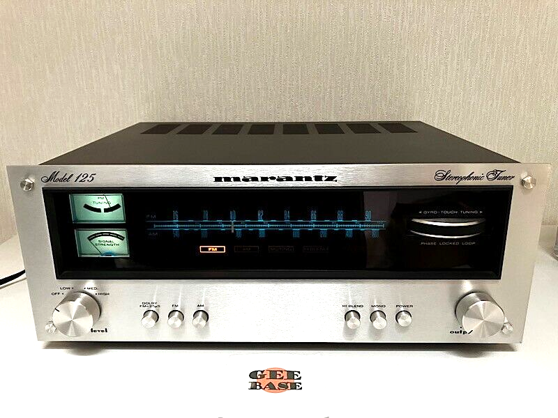 MARANTZ MODEL 125 AM/FM STEREO TUNER VINTAGE Confirmed MARANTZ MODEL 125 AM/FM STEREO TUNER VINTAGE Confirmed
