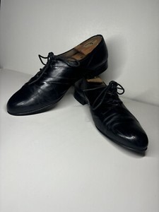 Carlo Morandi Man\'s Eastman Medallion Cap Toe Derbys Black Dress Shoe Size 13 D Carlo Morandi Shoes | eBay main image 4