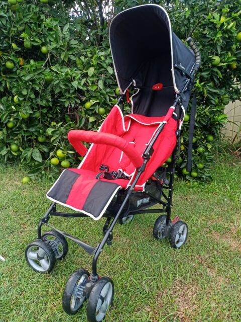 Pram stroller buggy with shade roof and handle bar