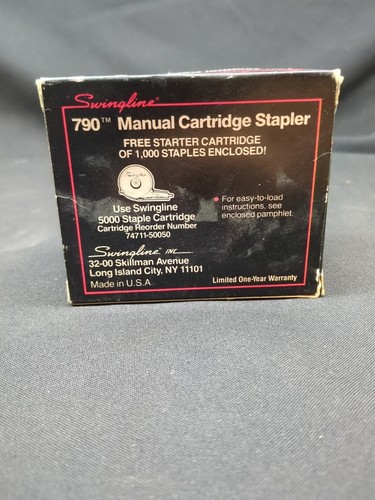 Vintage 790 Swingline Manual 5000 Cartridge Stapler Works Fantastic - Picture 2 of 6