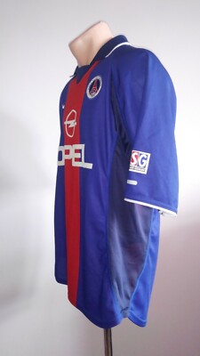 Paris Saint-Germain PSG Home Soccer Shirt 2000-2001 Nike Red