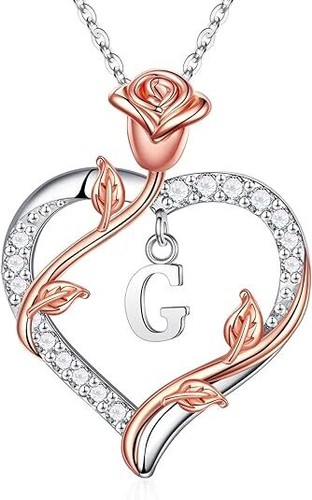 Gold Plated Initial Letter Pendant Necklace Alphabet Charm A-Z For Women Men - Picture 22 of 23