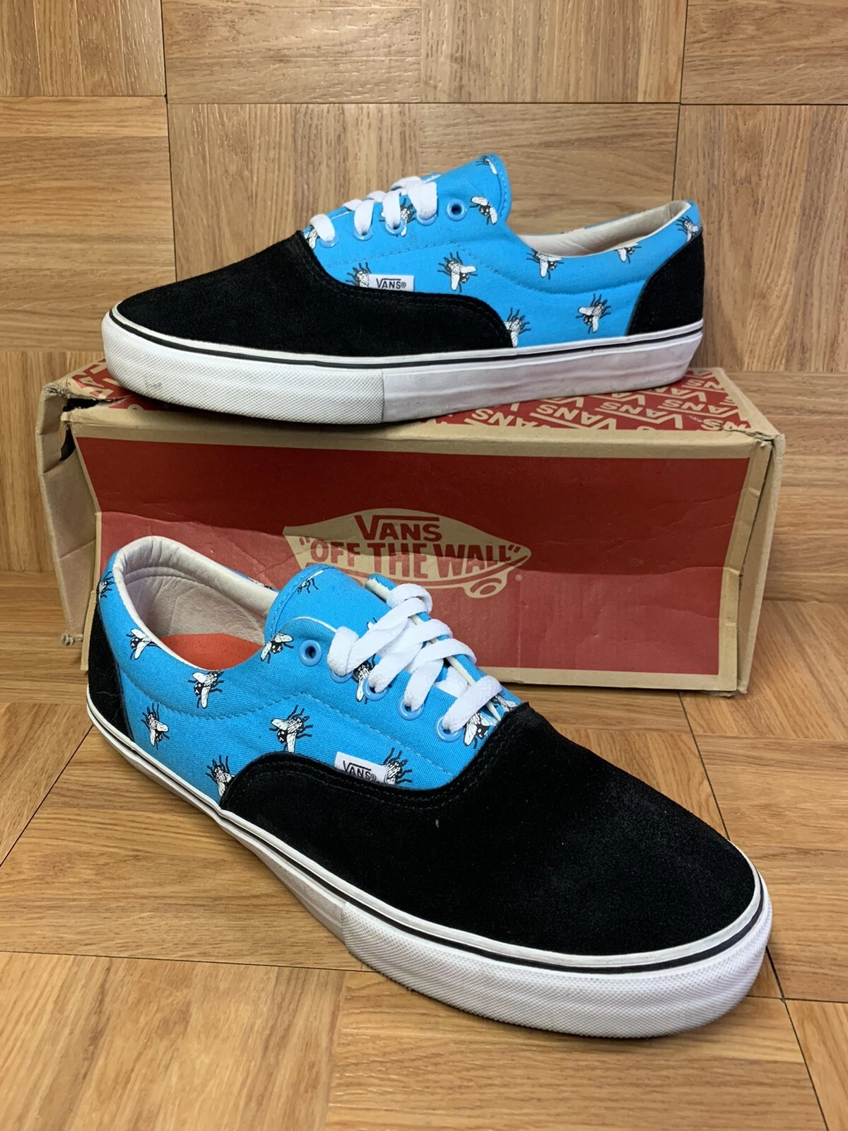 RARE ? VANS x SUPREME Era PRO FLY SARCELLE NOIRE taille 13 chaussures de skateboard pour hommes