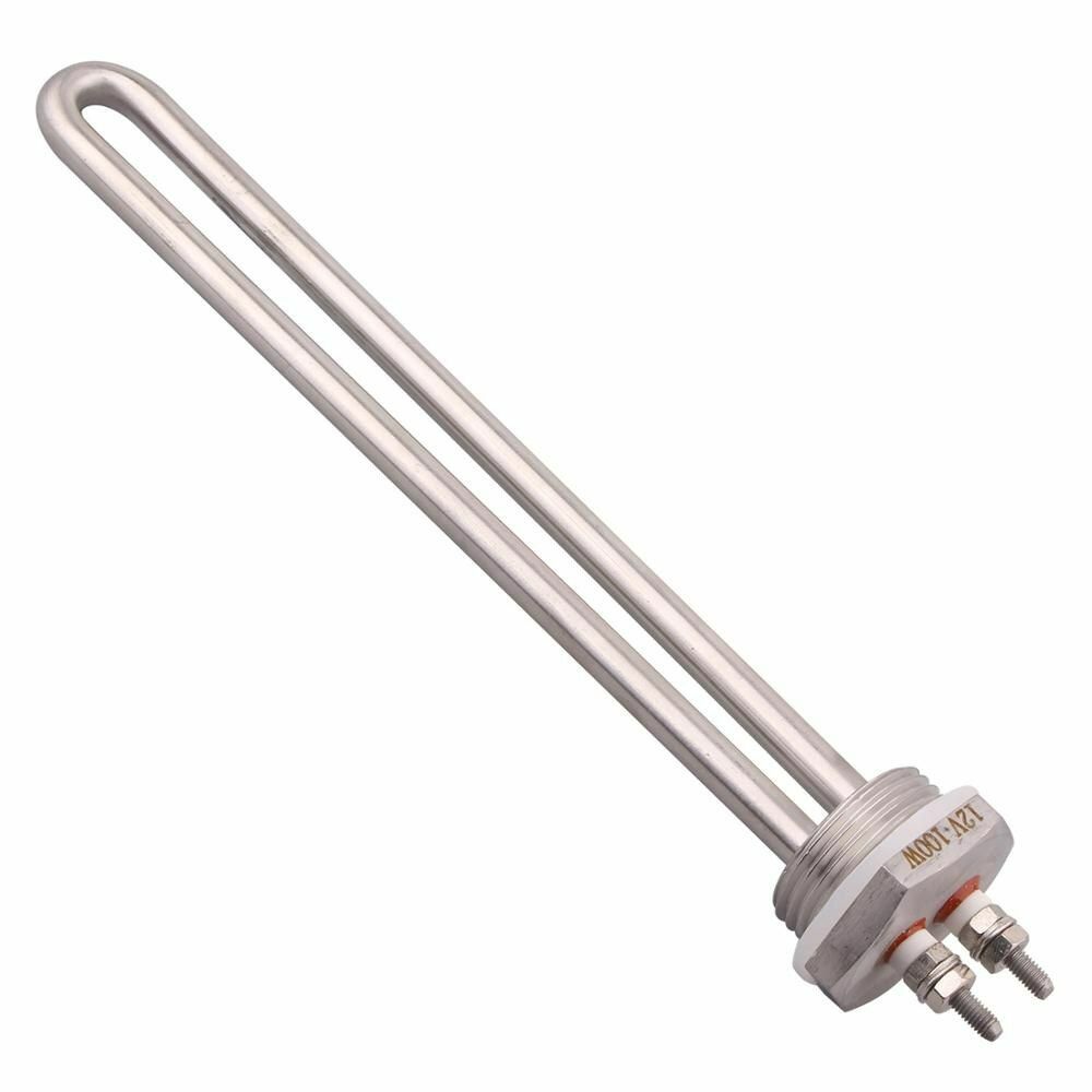 Water Heating Element SUS304 DN25 12V 100W Immersion Heater Element 1