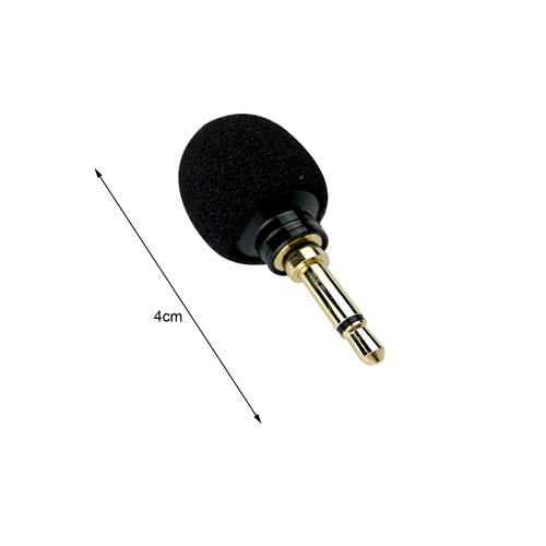 Mini01 Microphone Omnidirectional High Sensitivity 3.5mm Replacement Stereo - Zdjęcie 5 z 8