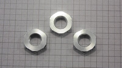Mutter M11x1 Flachmutter 6mm BETA Mofa Moped - SW19 Vorderrad 3 Stück