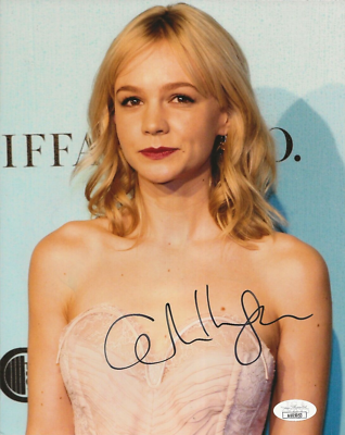 Carey Mulligan REAL hand SIGNED 8x10