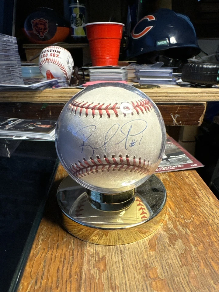 Rafael Furcal, 2000 NL Novato del Año, Firmado MLB Béisbol Foto 2 de 4