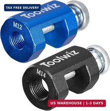 Toolwiz Spark Plug Gap Tool 2pcs Blue And Black For 12mm 14mm Thread Spark Pl