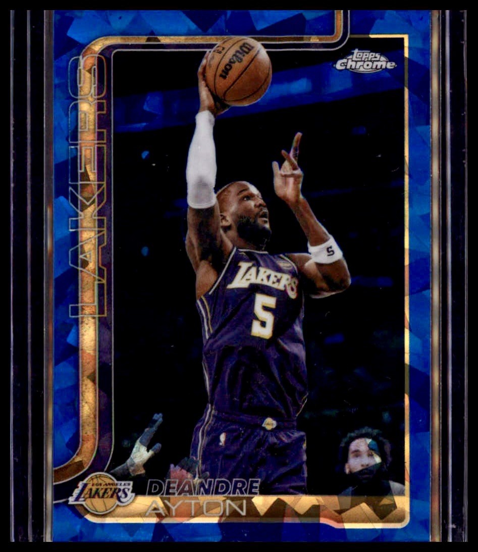 2025-26 Topps Chrome Update Sapphire Edition Deandre Ayton #104 LA Lakers !!!