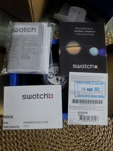 OMEGA X Swatch: Mission To Earthphase - Moonshine Gold - Snoopy Limited Edition - Picture 9 of 9