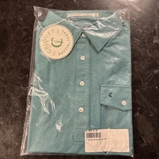 Criquet Golf Polo Men’s M Blue Cotton | Chest Pocket | Preppy Style |NEW