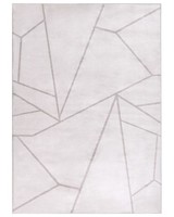 Teppich Hellbeige 140 X 200 Cm Cm Rechteckig Geometrisches Muster Posof