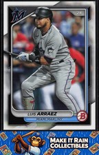 Luis Arraez 2024 Bowman #51 Miami Marlins