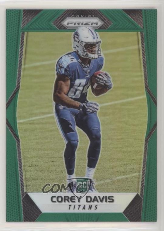 2017 Panini Prizm Rookies Green Prizm Corey Davis #229 00hn
