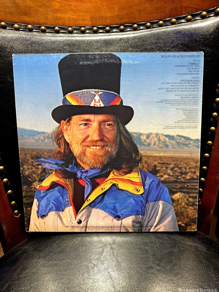 LP de vinil Willie Nelson - Stardust [1978] PC 35305 - Imagem 2 de 4