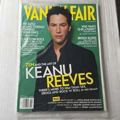 Vanity Fair Magazine, Keanu Reeves Lara Flynn Boyle, February 2001 #486