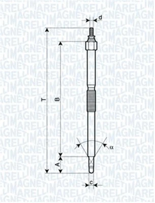 4x GLOW PLUG 062900054304 FOR NISSAN NP300/FRONTIER/NAVARA/Platform/Chassis 2.2L - Image 2 of 4