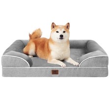 35"x22" Orthopedic Dog Beds for Large Dogs, Waterproof Memory Foam Large Pet Bed