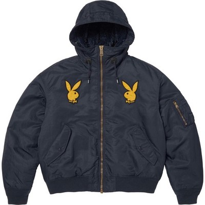 メ*5様 Supreme x Playboy Hooded MA-1 \