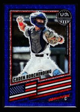 2026 Panini Stars & Stripes Blue Disco 061/149 - #64 Caden Borcherding