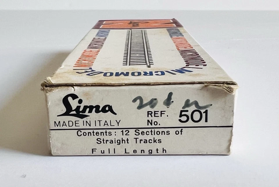 Lima Straight Track Section Length 145mm File Micromodel 501 Scale N 12 Pieces - Image 3 of 4