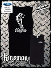 Ford / Shelby Cobra 2-Sided Tank Top T-Shirt -Official Licensed Product- Mustang