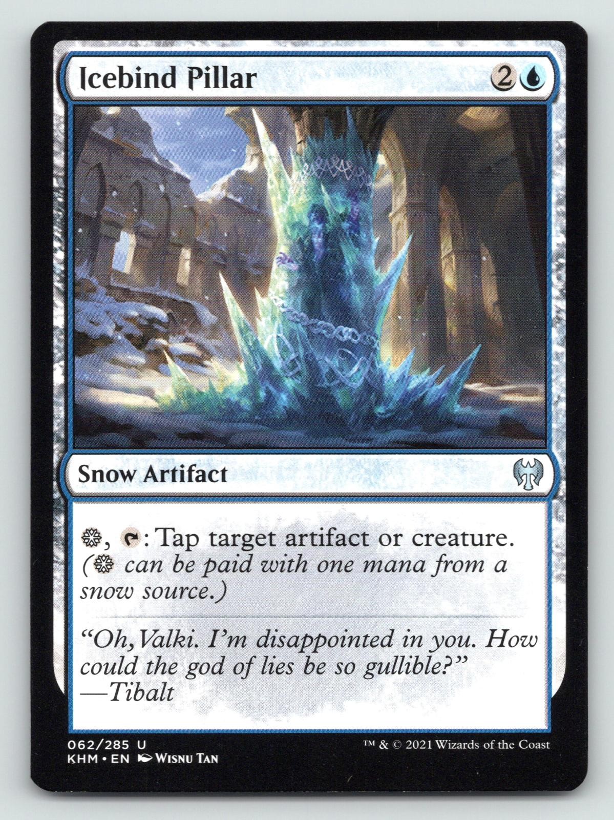 Icebind Pillar 62 Uncommon Kaldheim Magic: The Gathering Near Mint