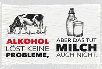 Holzschild 12X18 Cm Alkohol LöSt Keine Probleme Deko Geschenk Holz Schild