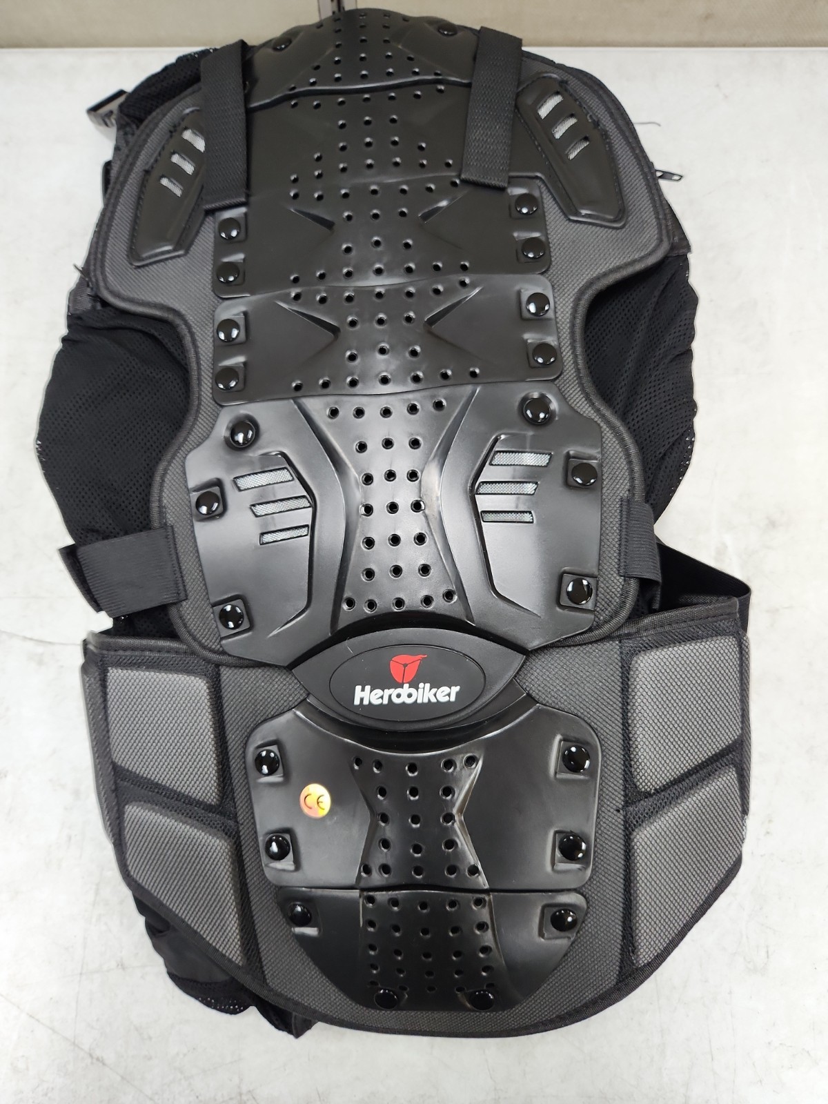 NEW Herobiker Motorcycle Full Body Armor Jacket Spine Chest Protection Gear 2XL