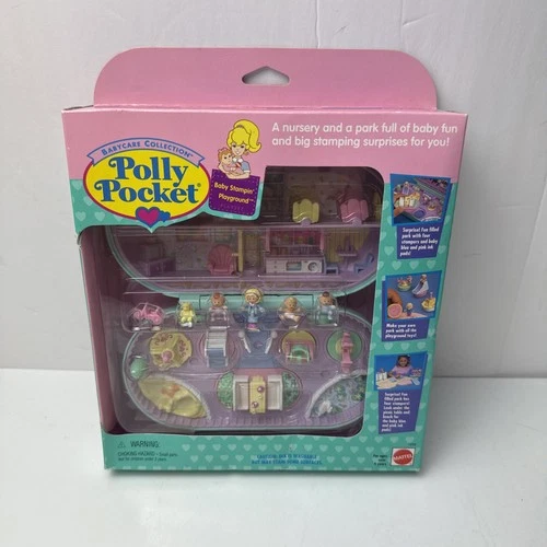 POLLY POCKET 1995 Baby Stampin' Playground Babysitting Stamper NEW & SEALED