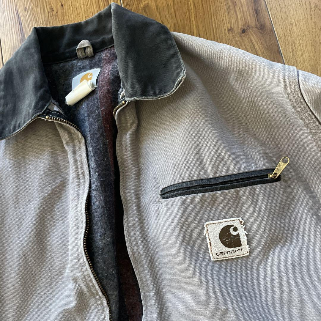 Carhartt Detroit Jacket J64CMT Size M Gray USA Made Nomura Carhartt Detroit Jacket J64CMT Size M Gray USA Made Nomura